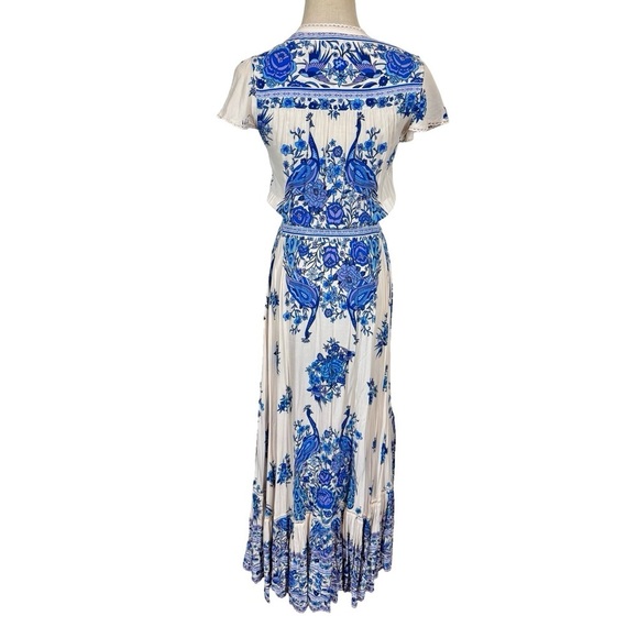 Spell & the Gypsy Hotel Paradiso Gown Bluebird Maxi Hi Lo Dress - Picture 10 of 16